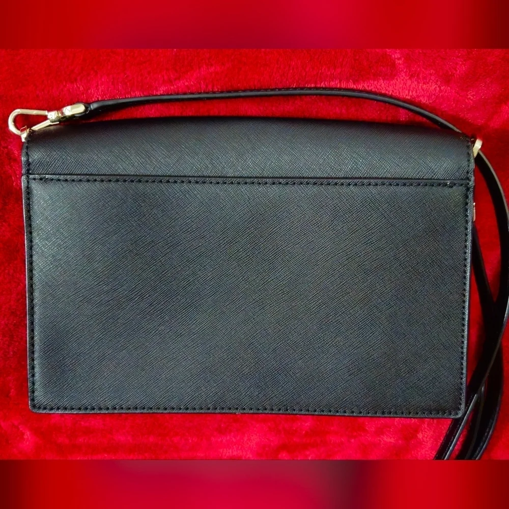 Kate Spade Cameron Black Leather Crossbody Bag